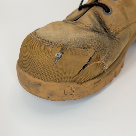 Carhartt Waterproof Steel‎ Toe Work Boots Mens Size 10.5 Tan CMF6356 EH main image 15